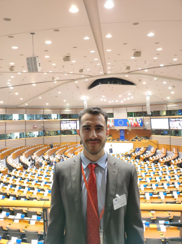 Marc Vicente García en el Parlamento Europeo